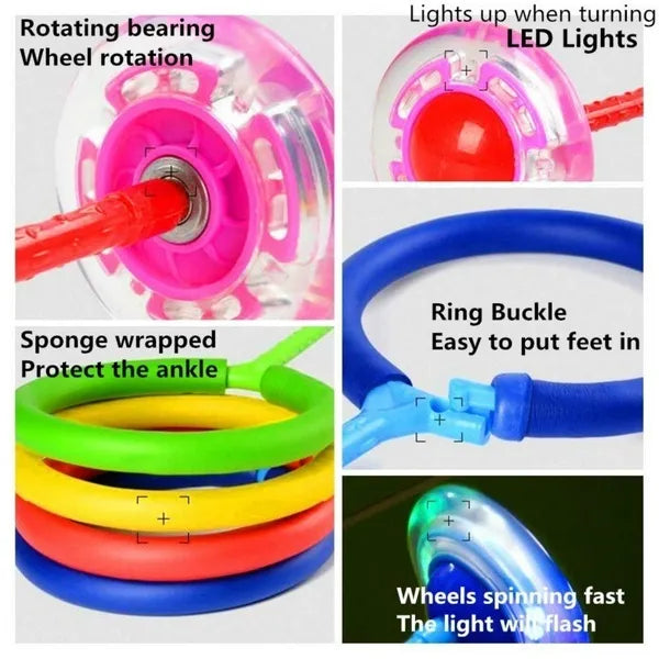 Foot Flashing Ankle Jumping Rope Ball, Glowing Bouncing Fitness Sports Swing Ball, Flash Jumping Bouncing Ball, Children Skip It Ball, Skipping Rope Swing Ball, Foldable Ankle Skip Ball Foot Flashing Ankle Jumping Rope Ball, Glowing Bouncing Fitness Sports Swing Ball, Flash Jumping Bouncing Ball, Children Skip It Ball, Skipping Rope Swing Ball, Foldable Ankle Skip Ball